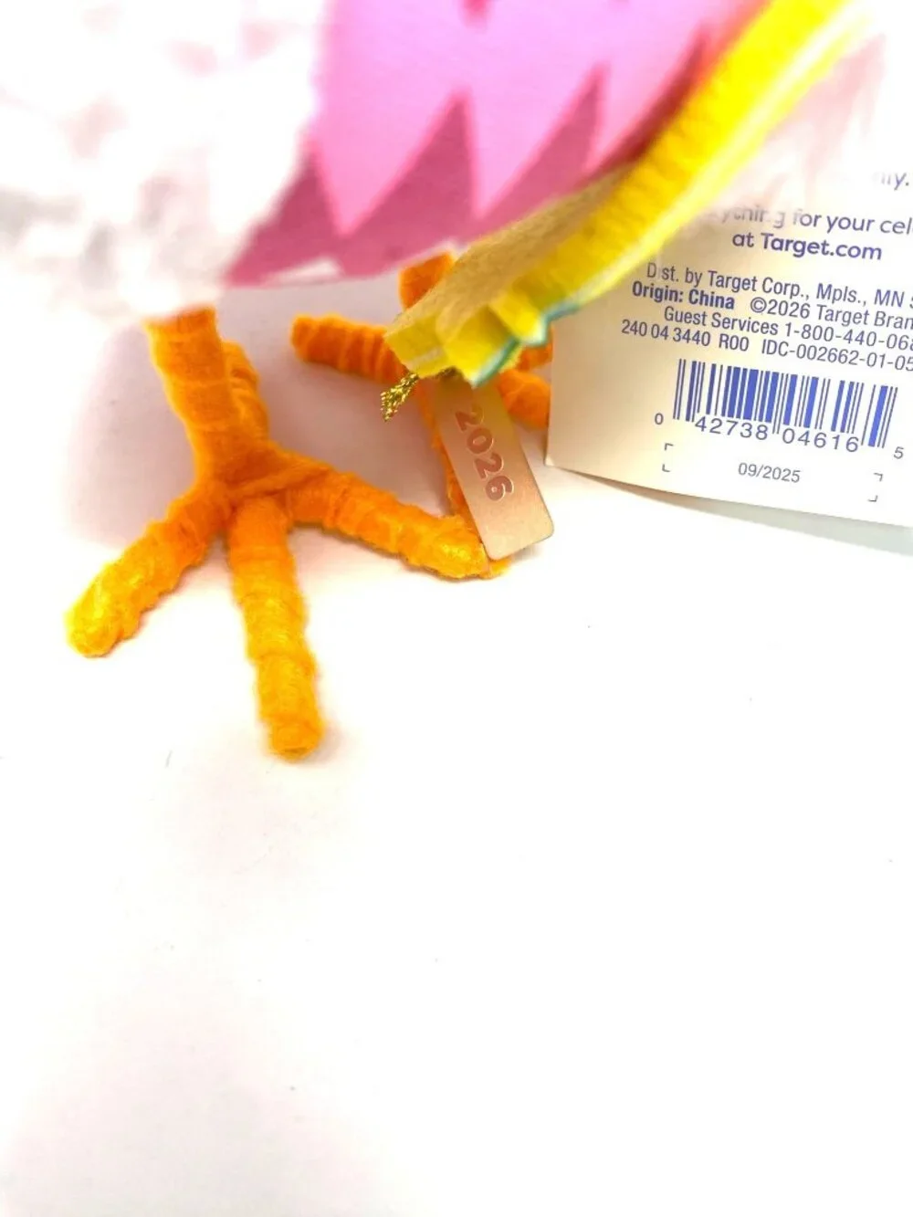 Featherly Friends™ 'Skipster' Easter Bunny Bird With Basket Spritz™ 2026 Decor